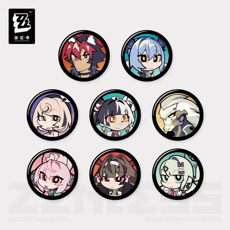 

[Genuine] miHoYo Game Zenless Zone Zero Agent Avatar Mini Badge Manato Lucia Yidhari Sunna Anime Brooch Cosplay Halloween Gifts