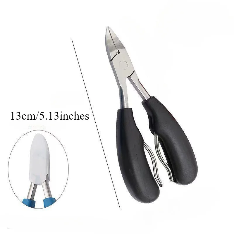 1pcs Stainless Steel Paronychia Toenail Clippers Ingrown Cuticle Edge Nails Cutters Eagle Nose Scissor Pedicure Tools