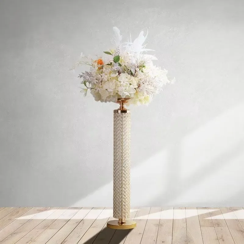 Elegant Metal Flower Stand for Wedding Table Centerpiece Party Event Decoration Luxury Floral Display Rack Home Decor Luxury