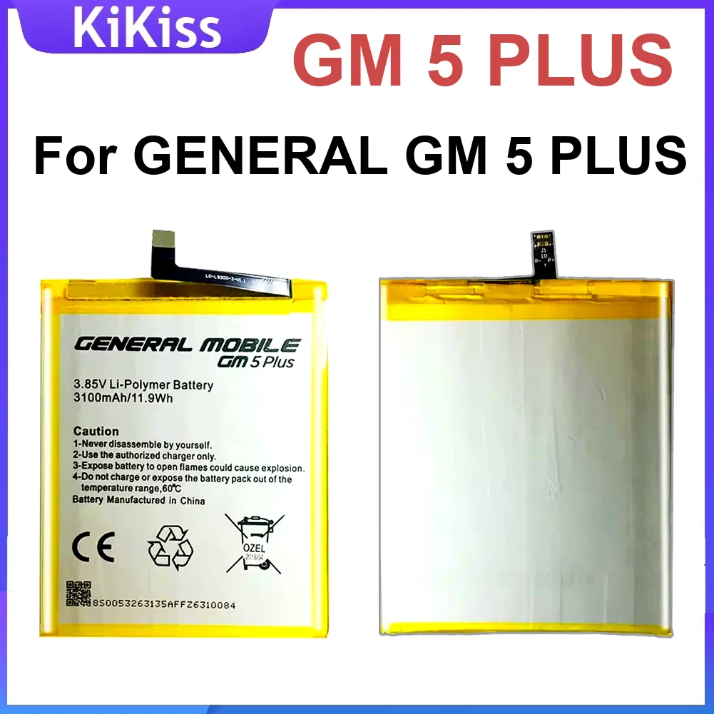 

Gm 5 Plus 3100Mah Battery For General Mobile GM5 Replacement High-Capacity Phone