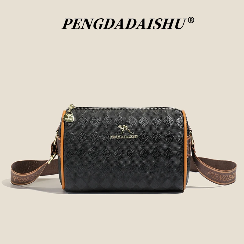 

Lingge Boston bag, foreign trade, high-end, light luxury, cross-body women's bag