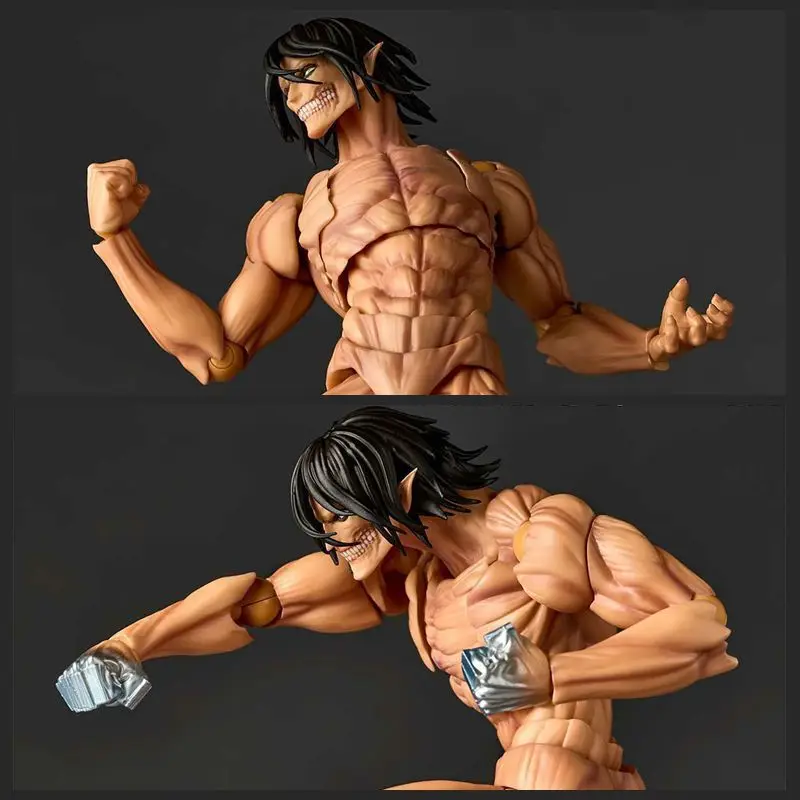 16 センチメートル進撃の巨人エレンイェーガータイタンフォーム関節 PVC アクションフィギュア像グッズデスクトップ装飾ギフト ​