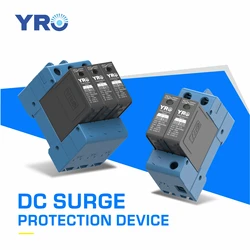 DC SPD 2P 600V 3P 1000V 1500V House Surge Protector Protective 20KA~40KA T2 Type Low-voltage Arrester Device