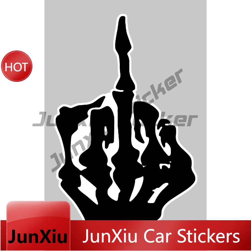 Doigt Main Squelette Biker Rat's Auto Moto Vinyl Car Decal Waterproof Auto Sticker Motorcycle Outdoor Decoration