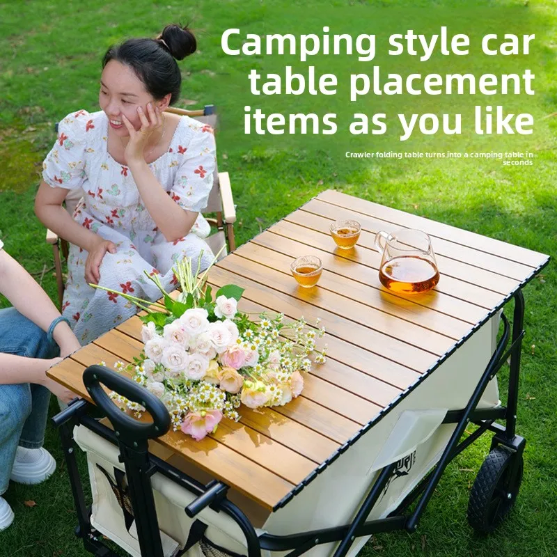 알루미늄 프레임이 있는 헤비 듀티 접이식 휴대용 RV 캠핑 테이블