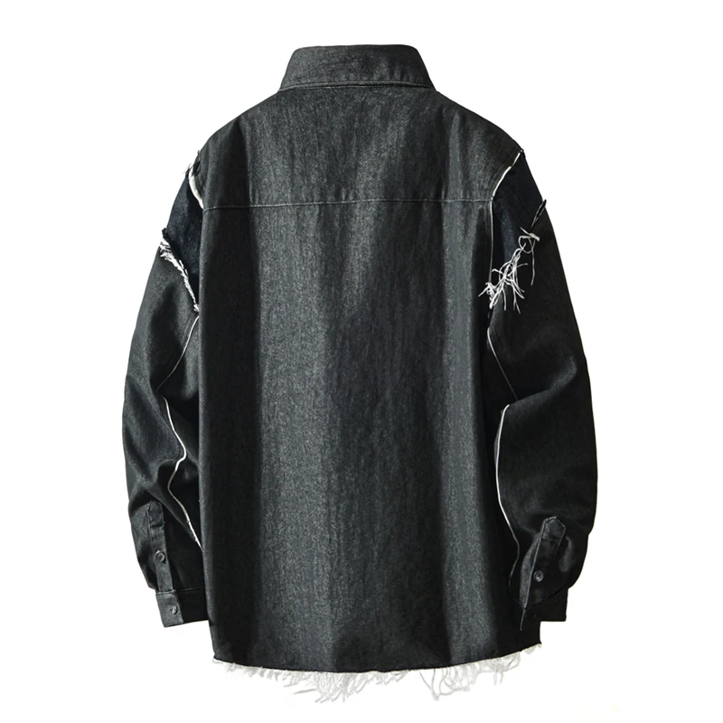 2026 Spring Autumn New Fashion Vintage Cotton Loose Comfort Jackets for Men Seagull Collar Sense of Layering Men Shirts