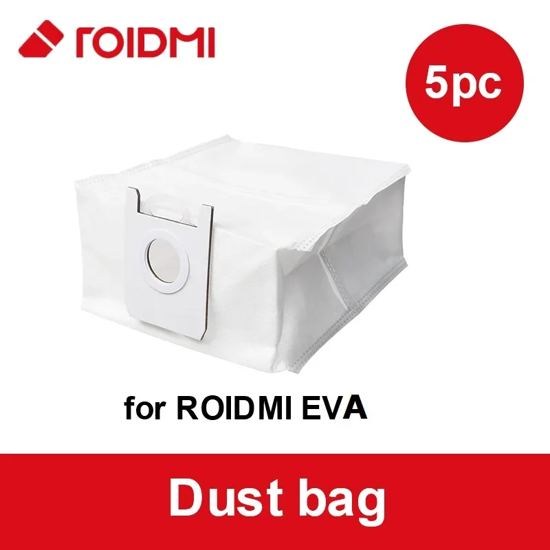 Original ROIDMI EVA Vacuum Cleaner Parts Dust Bag Mop Rolling Brush Filter Side Brush Washable Mop Disposable Mop Accessories