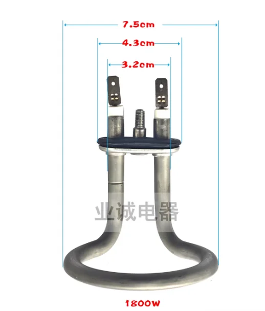 SU3828 / MD-MH-E51 Dishwasher Parts Heating Element for Midea for Candy for Hansa for Gorenje for Bomann 220V-240V 1400W / 1800w view 5