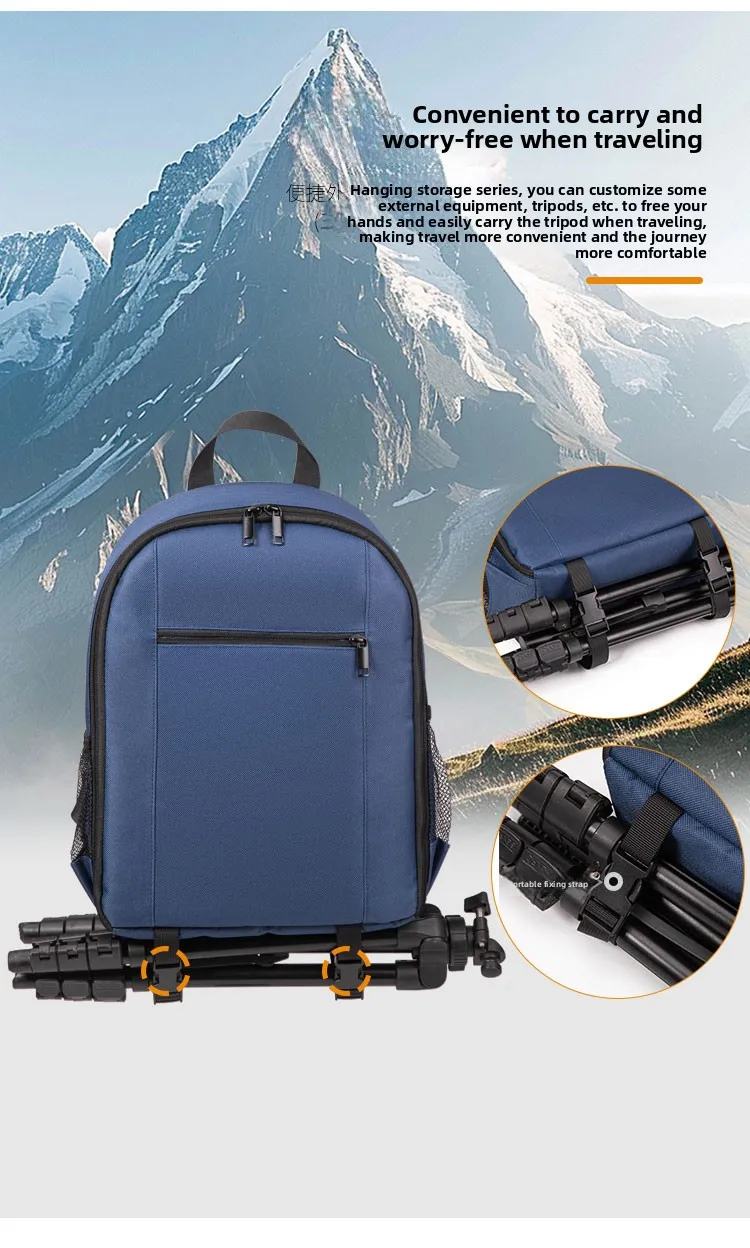 Kompakte, leichte und praktische Kameratasche, wasserdichte Tasche für Outdoor-Fotografie, Rucksack zum Wandern und Fotografieren. – Detail 9