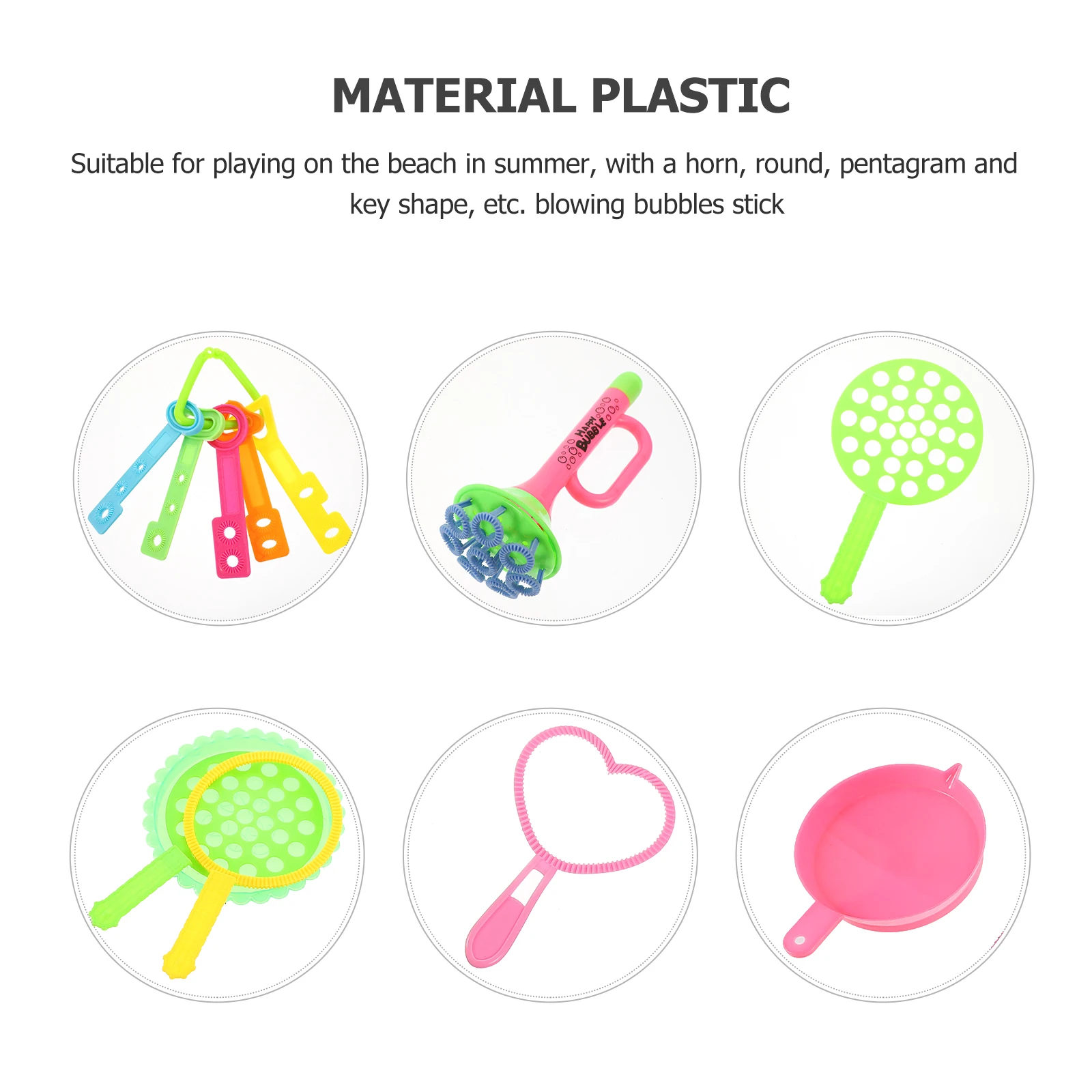 

26 Pcs Bubble Wands Stick Set Kids Fun Accessories Water Toy Making Blowing Bubbles Funny Child