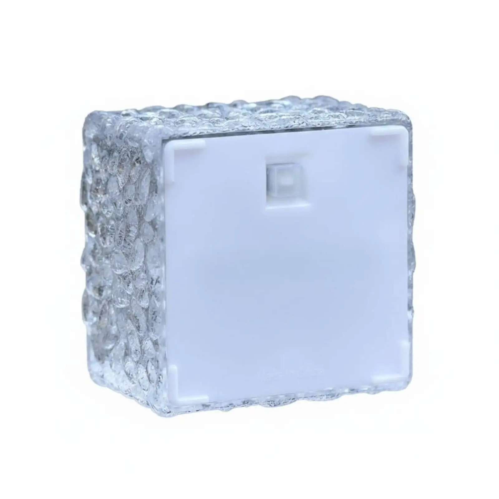 Garden Solar Outdoor Ice Brick LED Light Waterproof Design Energy Saving Lighting for Yard Steps and Walkways
