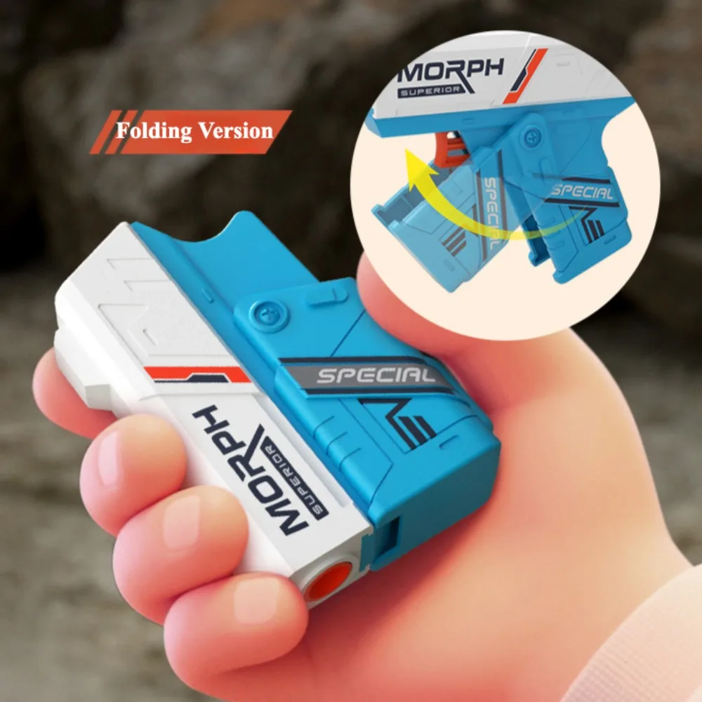 Mini Shell Soft Bullet Launcher Speelgoedpistool Handmatig laden Stress Relief Speelgoed Schieten Ontspannen Outdoor Verjaardagscadeau voor jongen en volwassenen