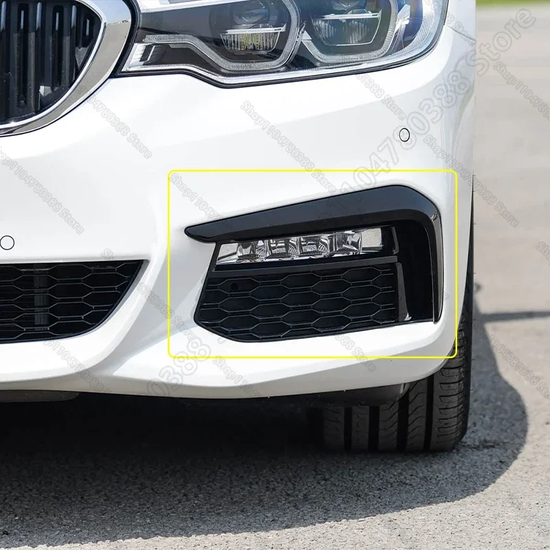 For 2018-2020 Chass (G38) BMW 5 Series Front Bumper Fog Lamp Frame Grille Mesh 51118068339 51118068340