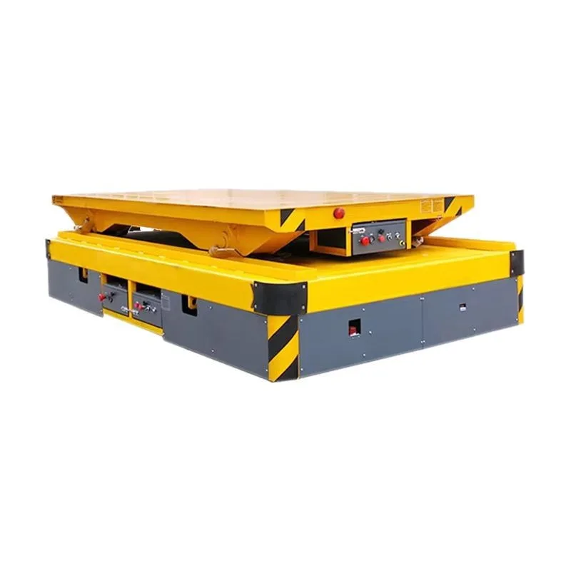 

Multi specification electric remote control leveling car for indoor and outdoor handling of trackless universal mobile