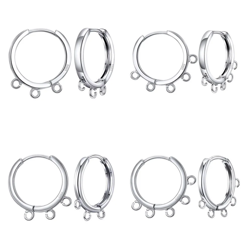 Top Quality DIY Handmade Jewelry Making Findings 925 Sterling Silver Hook Earwires Fittings Components Accessory for Earrings
