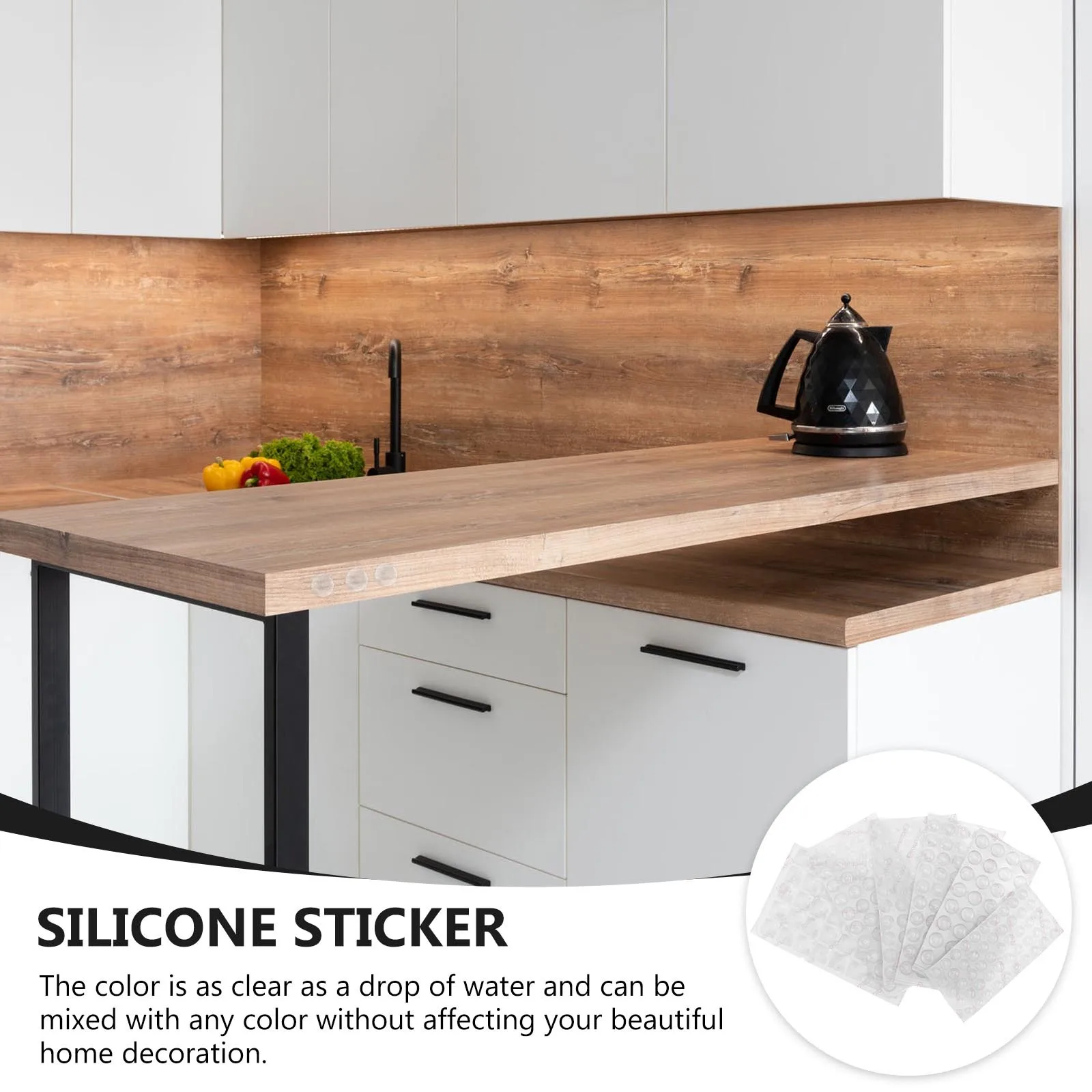 

272Pcs Clear Bumpers Pads Self-Adhesive Rubber Feet Easy to Use and Operate for Various Surfaces Furniture Cabinet Door