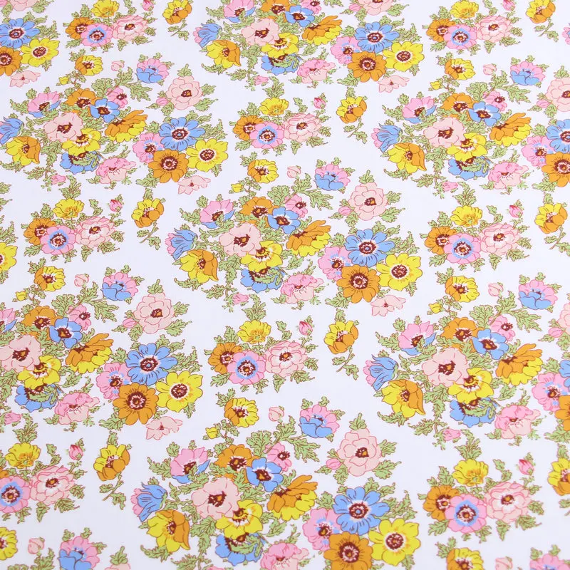 Madelines Posy tana lawn cotton poplin flowers print liberty London fabric tana lawn custom digital print fabric for DIY sewing