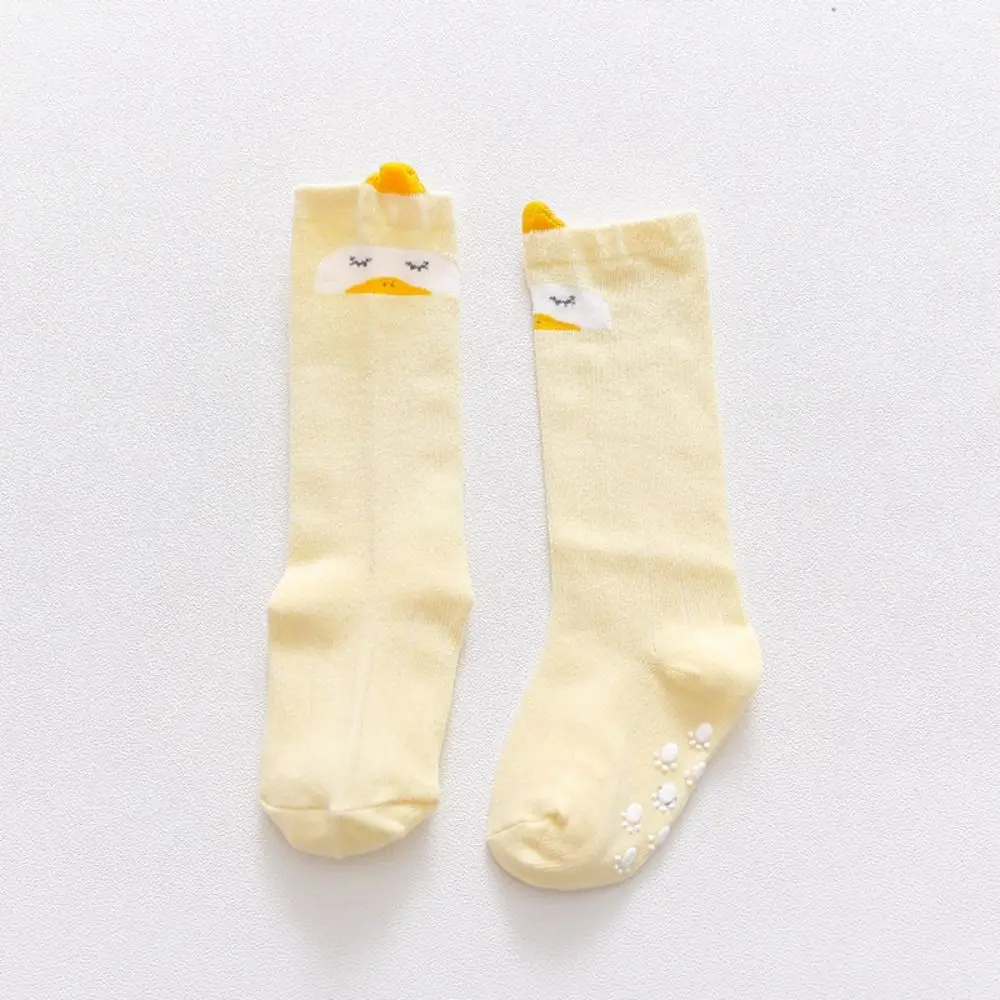

1Pair Cute Cotton Fox Baby Sock Non Slip Grips Toddler Long Socks 9Colors Knee High Socks Newborn