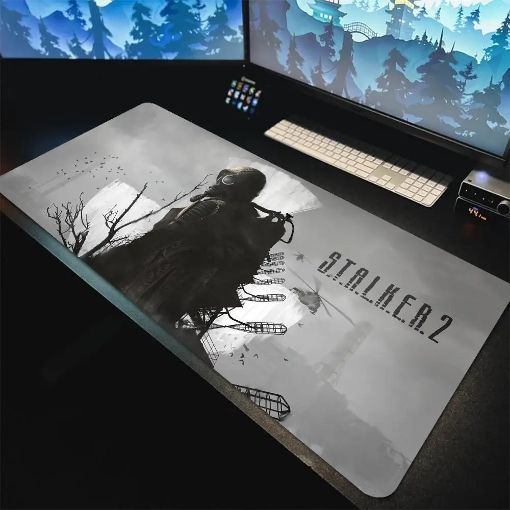 

S_stalker 2 Mouse Pad 1200x600 xxx Characters Related to Mouse Pad 5mm Gaming Desk Mat Thicking Super Big Large Desk Gadgets Ca