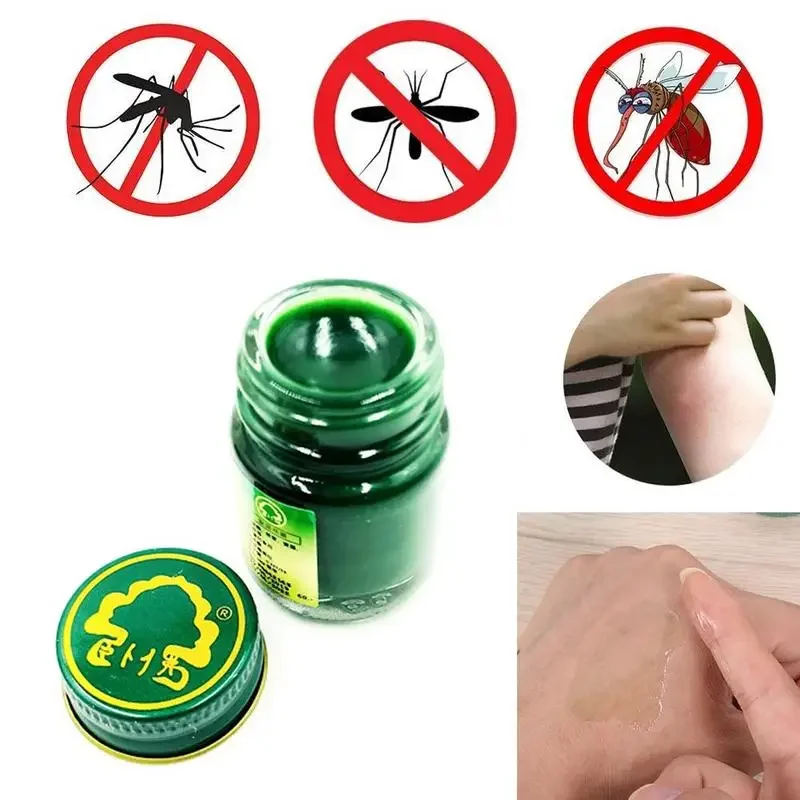 15g 10pcs Thailand Herbal Cream Chest Refresh Itching Cold Headache Cough Ointment Rheumatism Mosquito Bites Cream Health Care