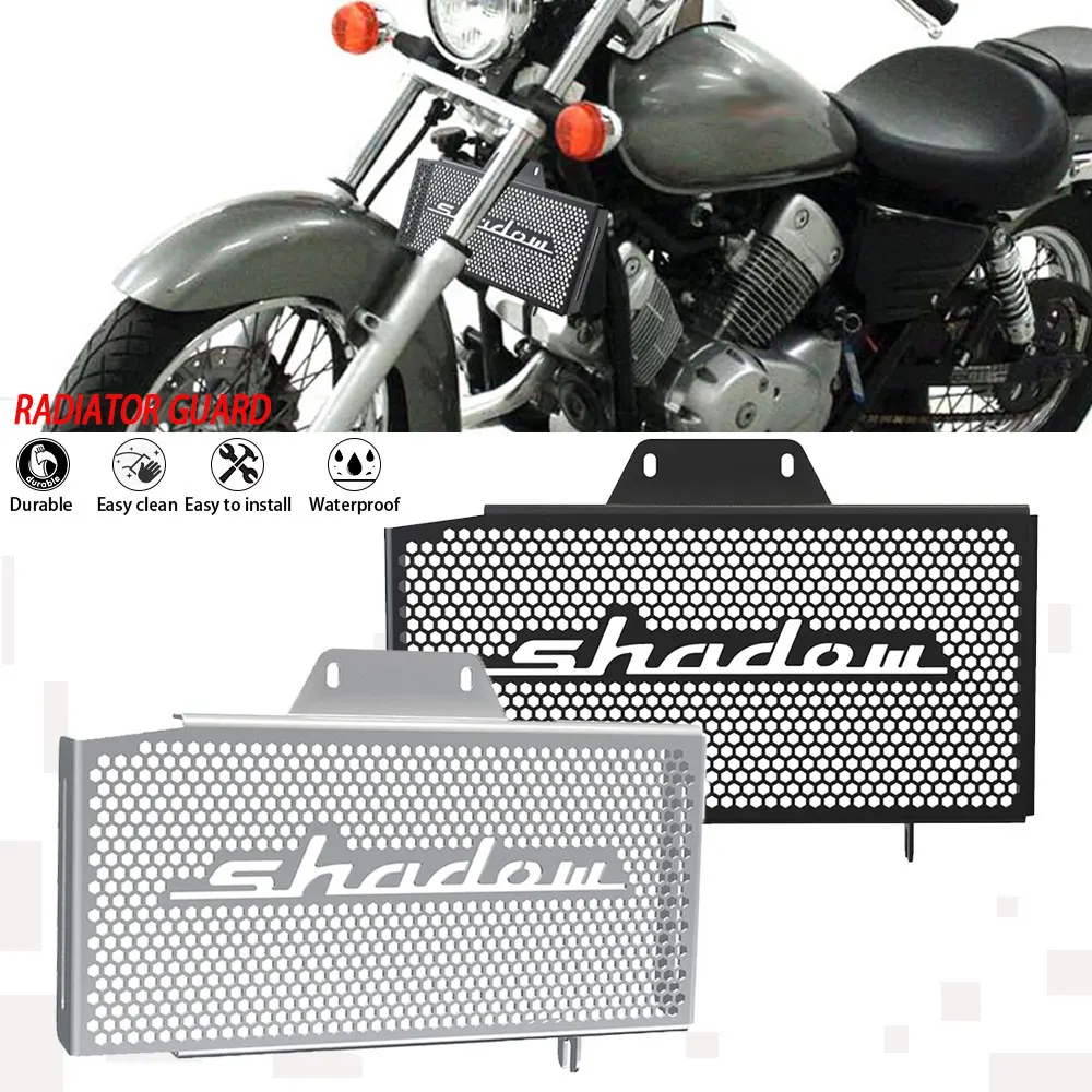 

FOR Honda VT125 shadow VT 125 SHADOW 1999 - 2002 2003 2004 2005 2006 2007 2000 2001 Radiator Grille Guard Cover Protector Grill