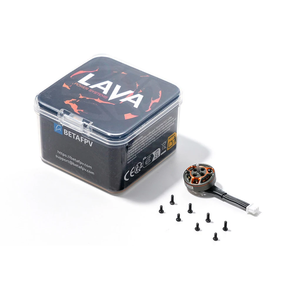 

BETAFPV LAVA 1102 14000KV FPV Brushless Motor for FPV Drones 3.4g,2S, Compatible with Pavo Femto, 22/44mm Cable Length