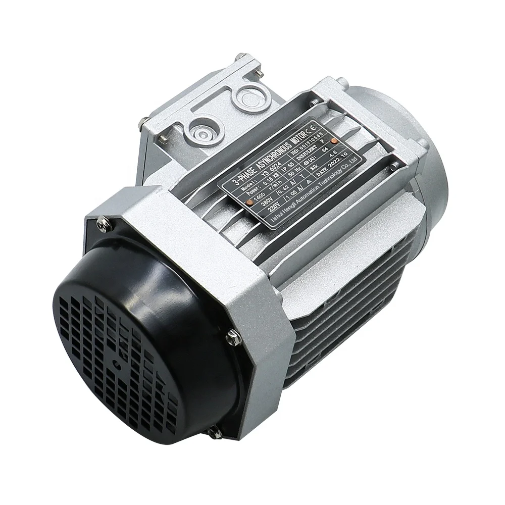 HLTNC YS Series 6312 180w AC 380V 2780RPM Motor assíncrono de indução trifásica com carcaça de motor de alumínio e flange 63B14