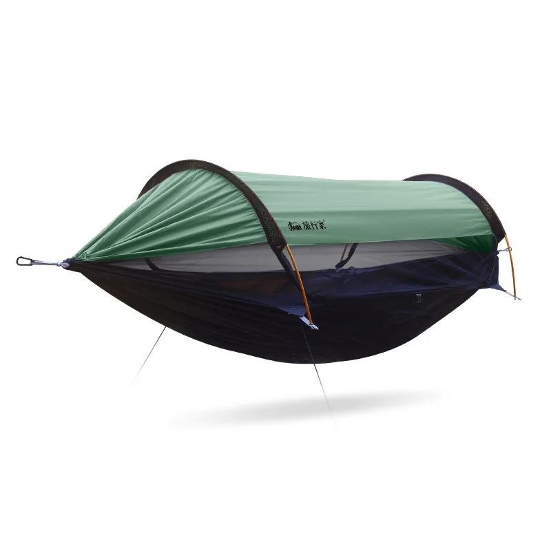 Outdoor Anti Roll and Anti Mosquito Hammock Double Person Sunshade Camping Hammock with Mosquito Net