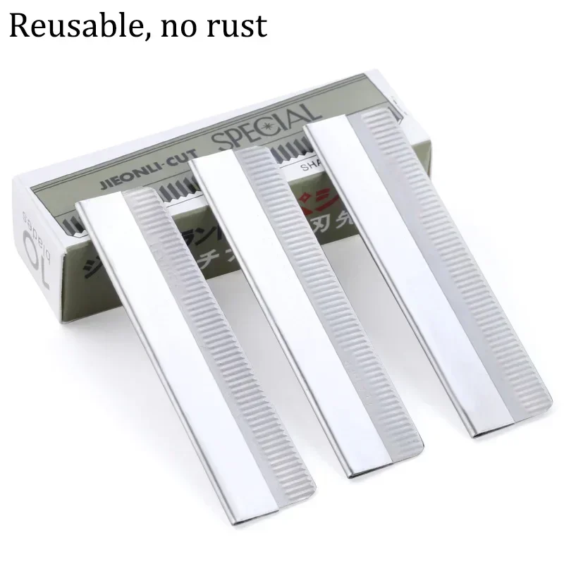 20 個眉毛用眉毛フェイスシェーバー脱毛ナイフメイクアップツールトリマー脱毛器ステンレス鋼女性かみそり