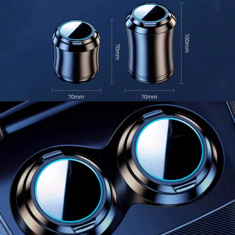 

Fit for JETOUR Traveler T2 2023-2024 Car Smart Ashtray Modification Colorful Luminous Car Ashtray Car Interior Accessories