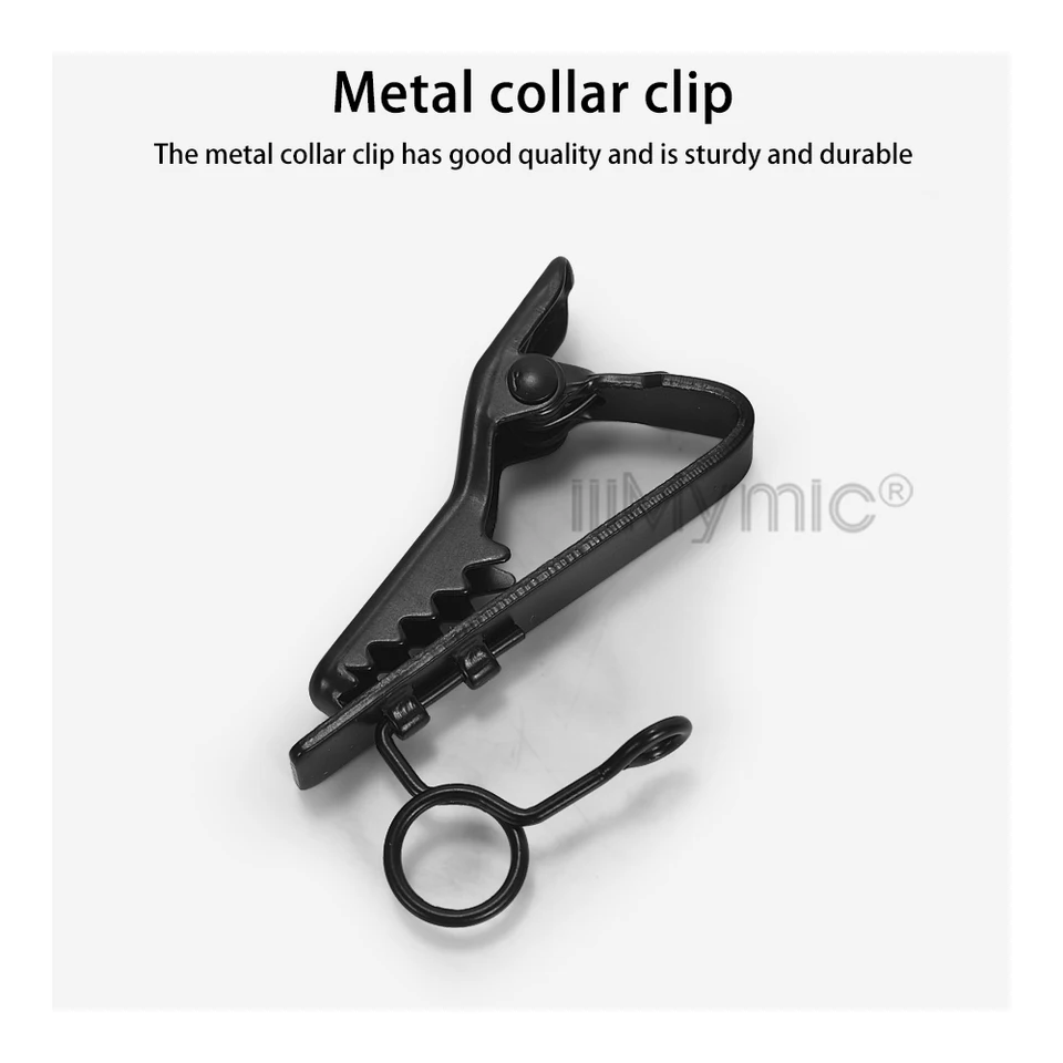 Micrófono de solapa omnidireccional IiiMymic para transmisor inalámbrico Shure, XLR de 4 pines TA4F, para salas de reuniones, video 4