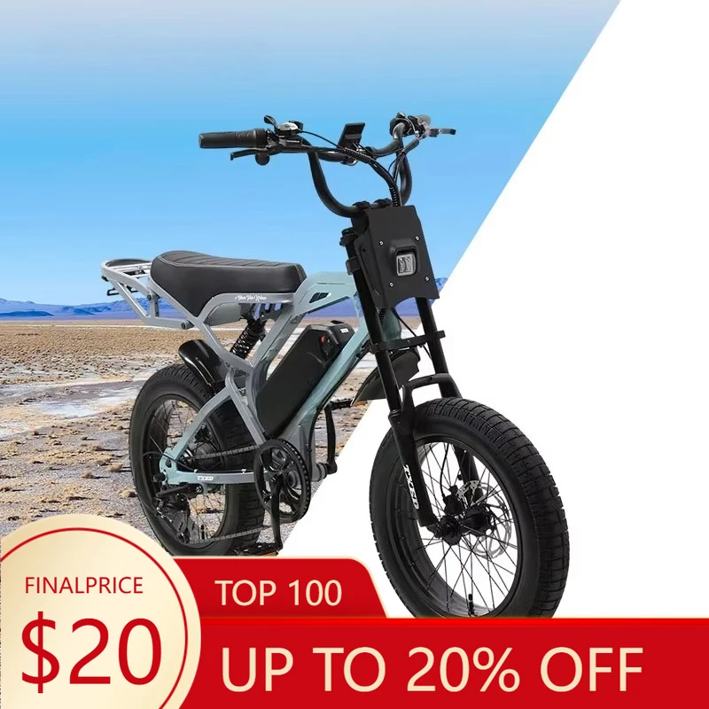 

JYF TXED 20 inch 48V 750W Haiteng steel frame LCD screen rear wheel hub motor electric bicycle disc brake 7 speed electric motor