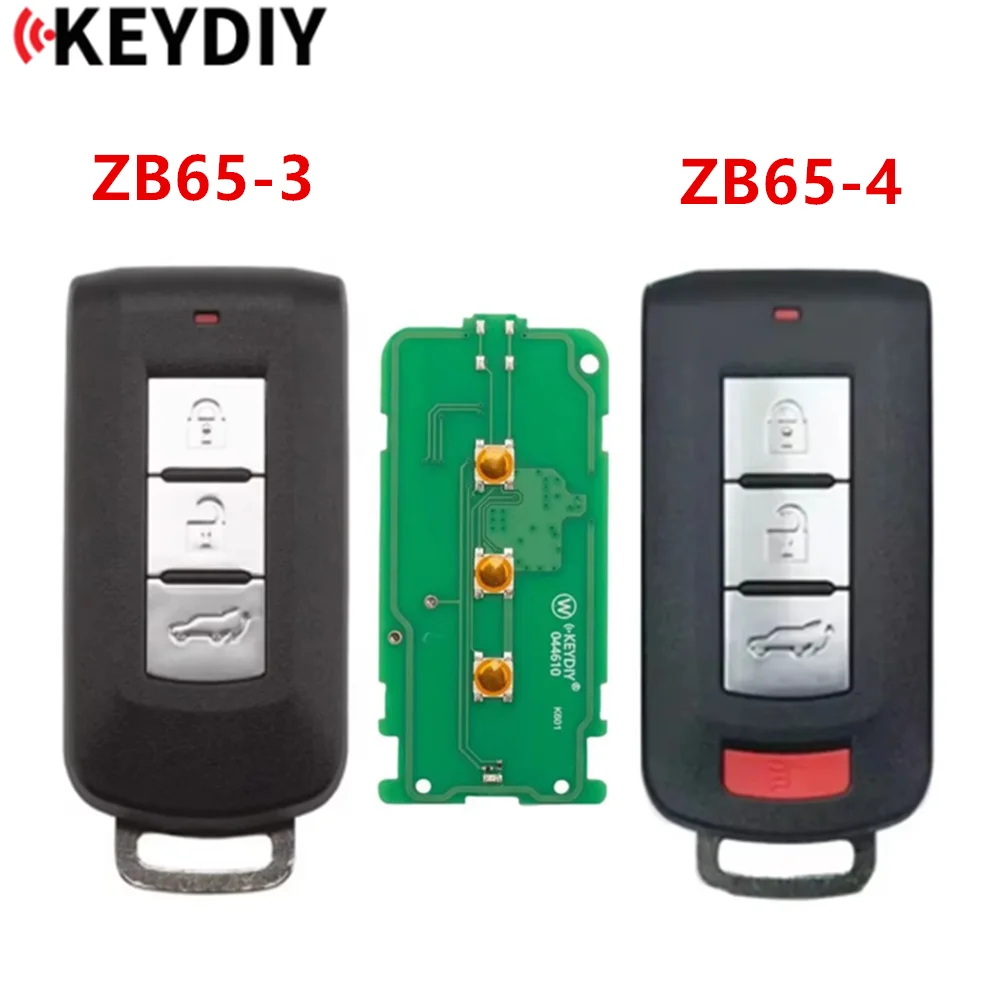 1/3/5PCS KEYDIY KD ZB65 ZB65-3/ZB65-4 Smart Key for KD-X2 KD-MAX KD-X4 Programmer ZB Series Remote