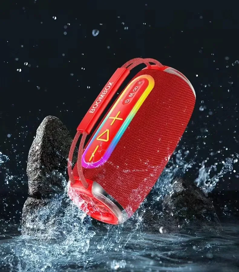 

Blue-Tooth Waterproof Fabric Led Loud Sound Music Bt 5.0 Stereo Altavoz Mini Portable Hauts Parleur Boomboxes S680 Speaker
