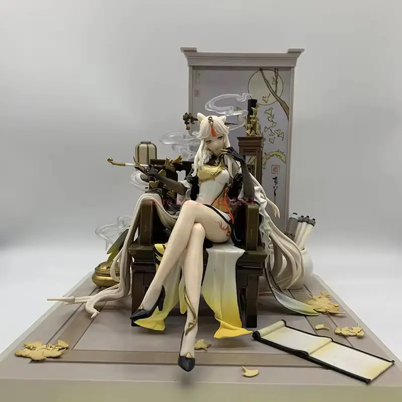 Genshin Impact Anime  Action Figure Ningguang Figurine Adult Model Doll Toys Gifts Tabletop Decor Quality Genshin Accessories