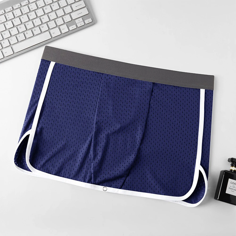 أزياء جديدة أنيقة الرجال الملابس الداخلية القدرة على الجنس قصيرة بلون الربيع الصيف المراهقين الملاكم ملخصات مفتوحة المنشعب