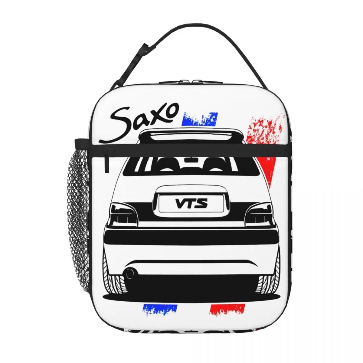 Bestselling Saxo Vts France Back View Embossed School Lunch Bag Student Daily Insulated Snack Tote