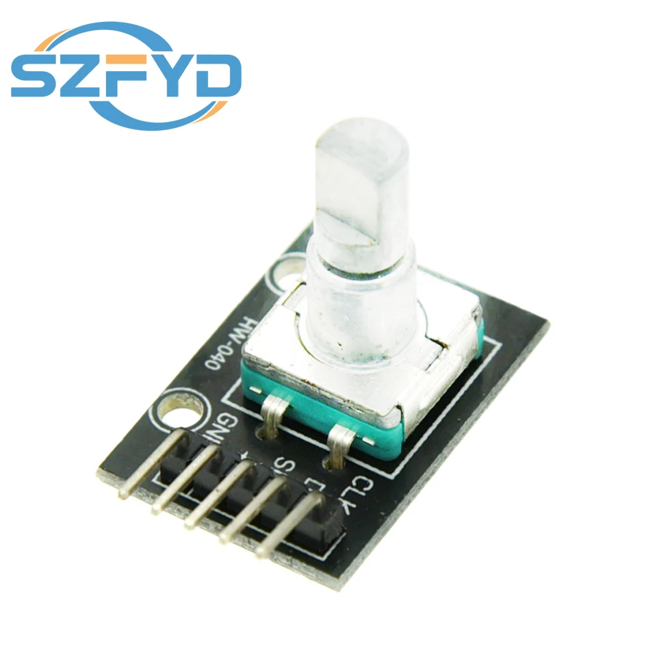 1-10 قطعة وحدة التشفير الدوارة 360 درجة KY-040 لوحة تطوير مستشعر الطوب مع غطاء مقبض الجهد عدة لتقوم بها بنفسك لاردوينو