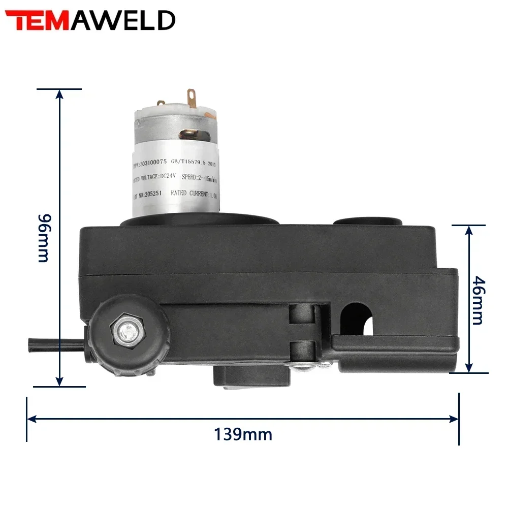 24V 1.0A 1.2A Wire Feeder Roller Double Size MIG Welder Welding Wire Feeding Motor For 1KG Welding machine Wholesale