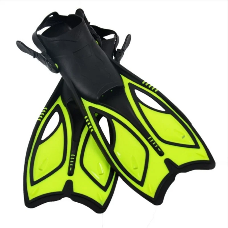 Professional Diving Long Flippers Adjustable Double Fins Swimming Aids Swimming Fins Aquatic Gear Equipment