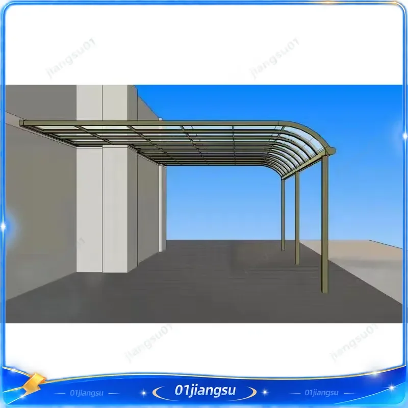 Polycarbonate Carport Car Shelter Door to Door Shipping Directly to Your Home Outdoor Vehicle Canopy Garage Cover Parking