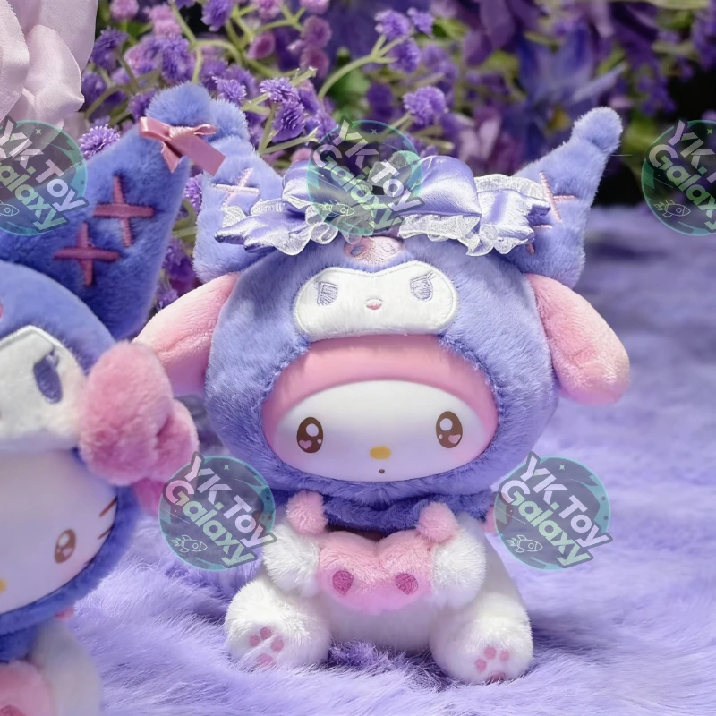 Sanrio Kuromi Party Blind Box Coolomi Birthday Party Vinyl Plush Doll Cute Mystery Box Family Coolomi Party Pendant Keychain Toy