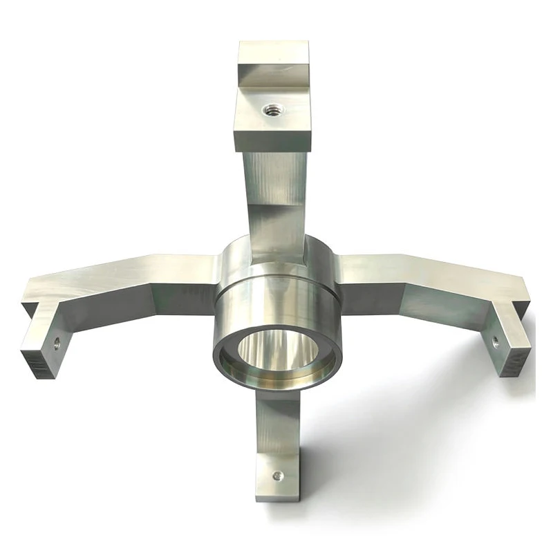 

Custom Aluminum Alloy Cross Frame Bracket, CNC Turned & Milled Parts Non-Standard Parts Processing Custom Designs