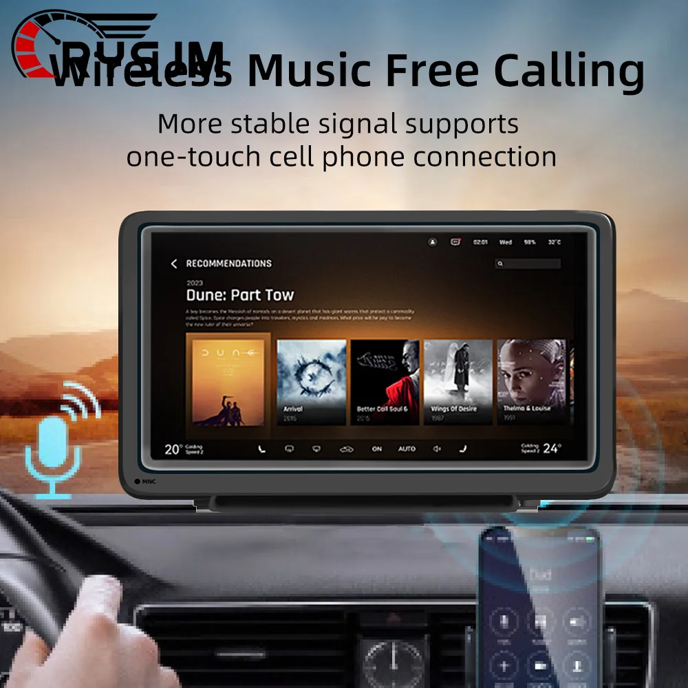 

7'' HD Universal CarPlay Android Auto Car Radio Multimedia Bluetooth-compatible Video Player Portable Touch Wireless Screen