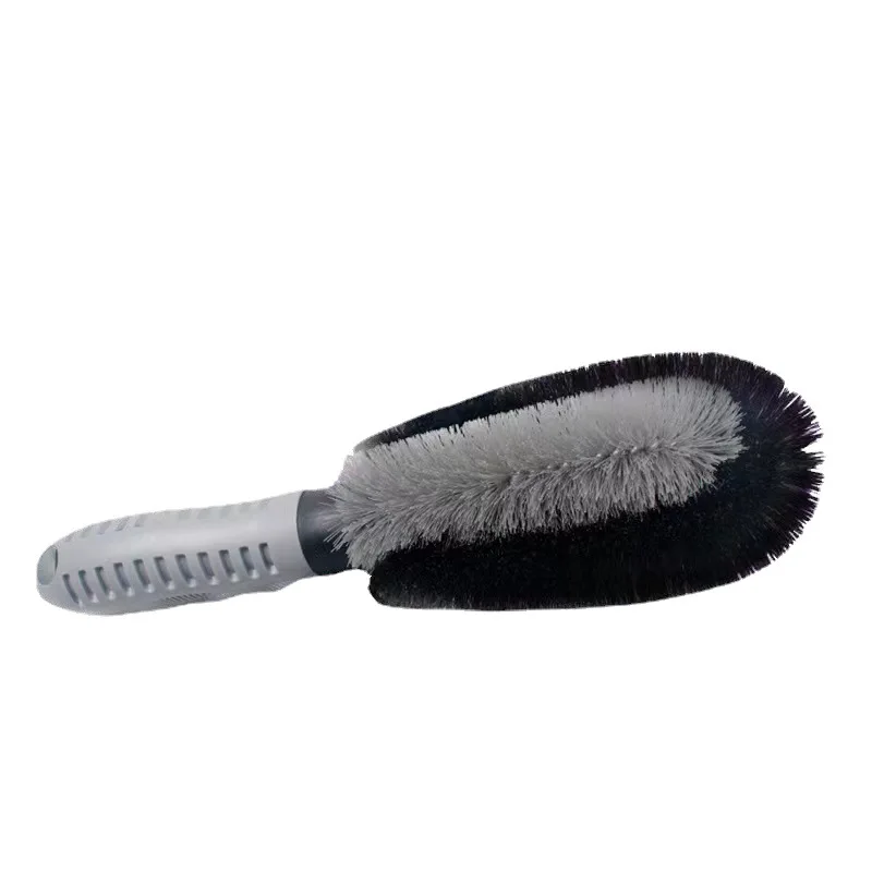 Car Wash Cleaning Brush Car Beauty Wheel Hub Gap Cleaning Tool Brush T-bend Handle Brush Car Special Tire Brush car wash