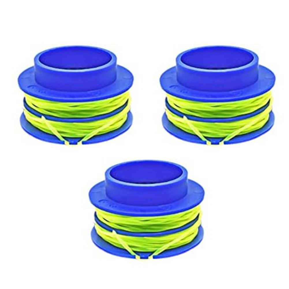 24V Max Spool 0.080 Trimmer Spool 16 Feet Cutting Length Rigorously Tested Pre Wound Dual Line Spools Tool For Grass Trimming