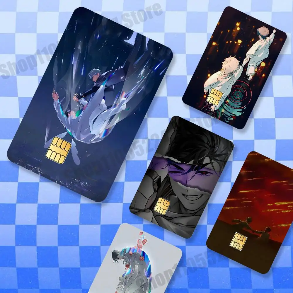 I-Ivan Alien S-Stage Holographic Laser Shinny Film Skin Cover Sticker for Debit Credit Card Bank Card