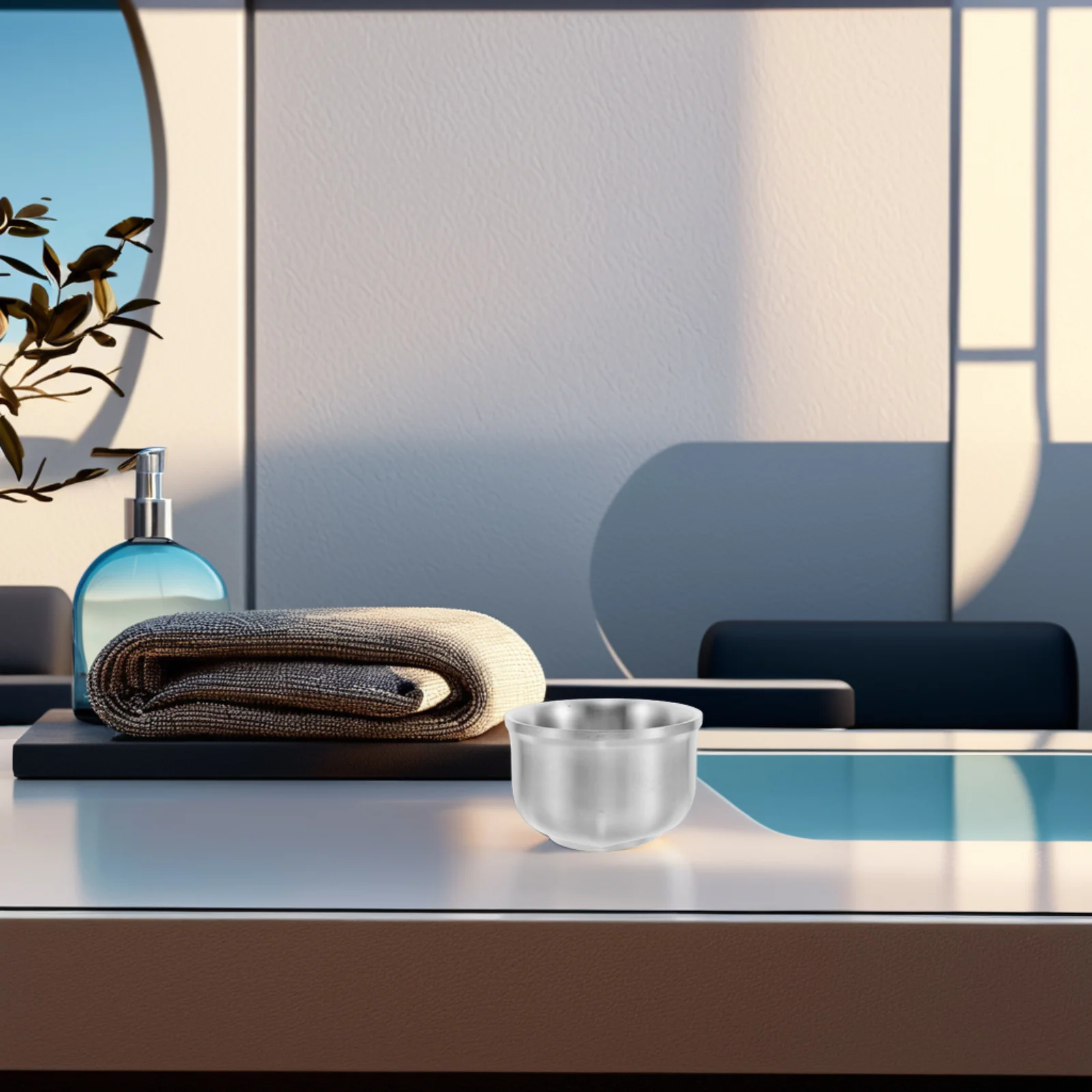 Stainless Steel Shaving Soap Bowl 304 Heavy Duty Beard Lathering Bowl for Men Smooth Shave Cup Travel Wet Shaving Dish