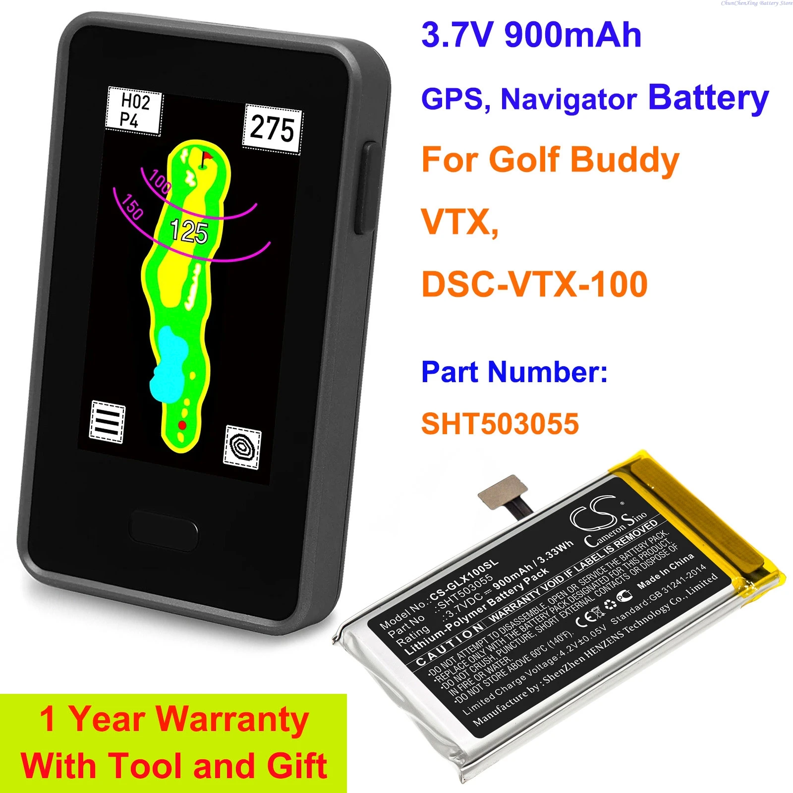 Cameron Sino 3.7V 9…