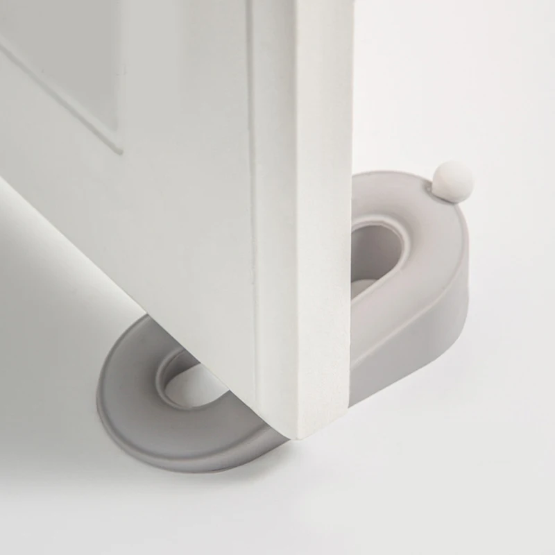 

Silicone door blocker custom home daily soft rubber door plug pvc creative door block anti-bump door sucker